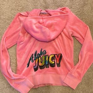 Juicy Couture Zip-Up Hoodie Aloha Hawaii Edition